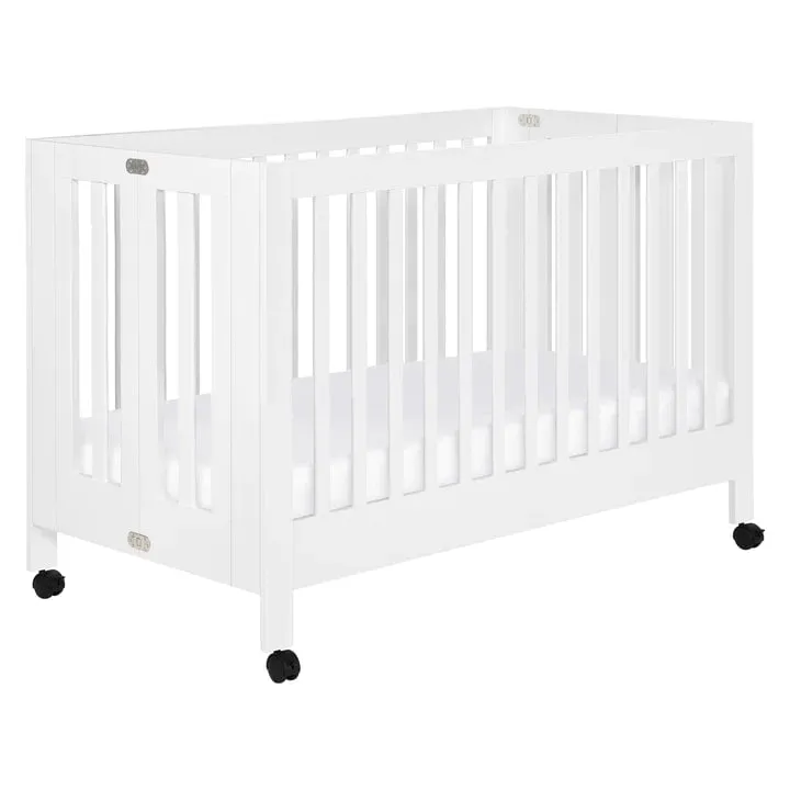 Babyletto - Maki - Full-Size Portable Folding Crib with Toddler Bed Conversion Kit