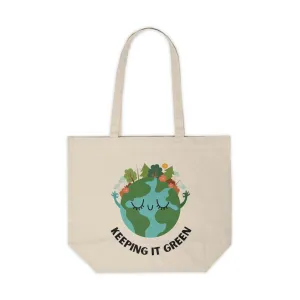 Canvas Shopping Tote: Keeping it green