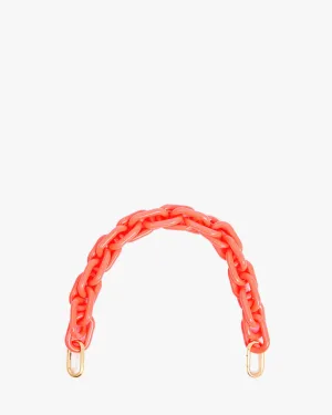 Coral Resin Link Shortie Strap