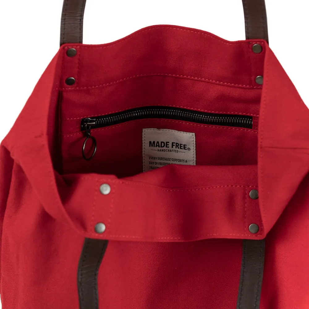 Day Tote Red