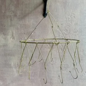 De Weldaad Brass Mobile Hanging Hooks