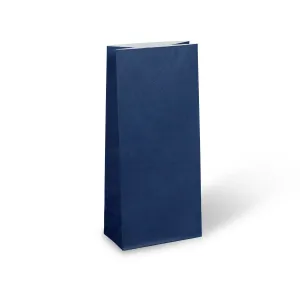 Earth Collection Navy Paper Party Bags 22cm x 10cm - Packet of 12