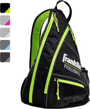 Franklin Pickleball Sling Bags [Black/Yellow]