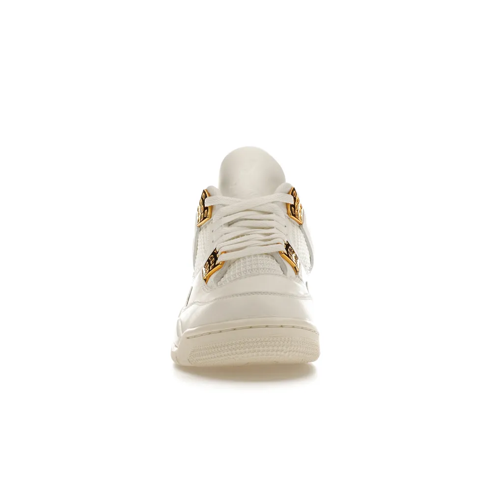 Jordan 4 Retro Metallic Gold (Women's)