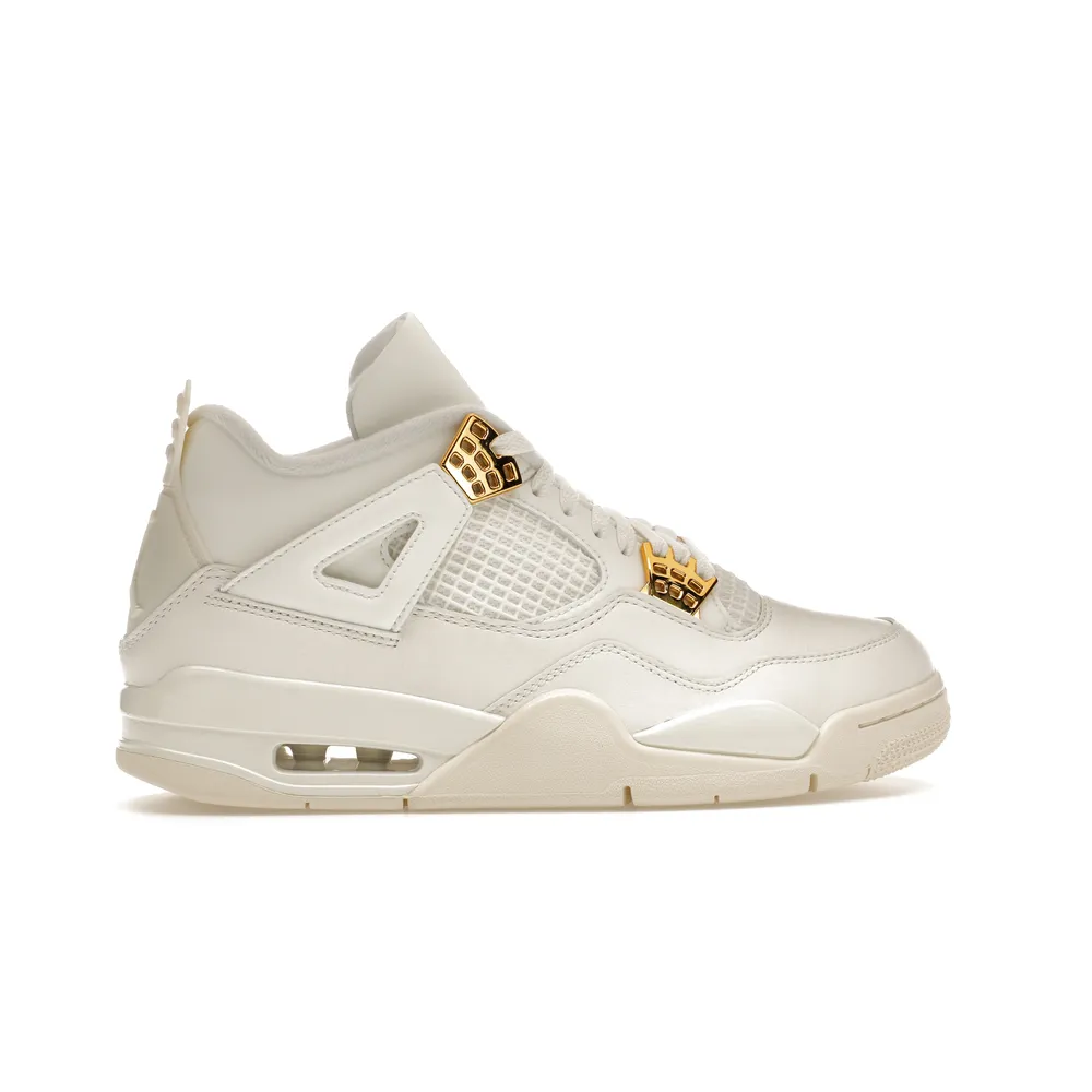 Jordan 4 Retro Metallic Gold (Women's)