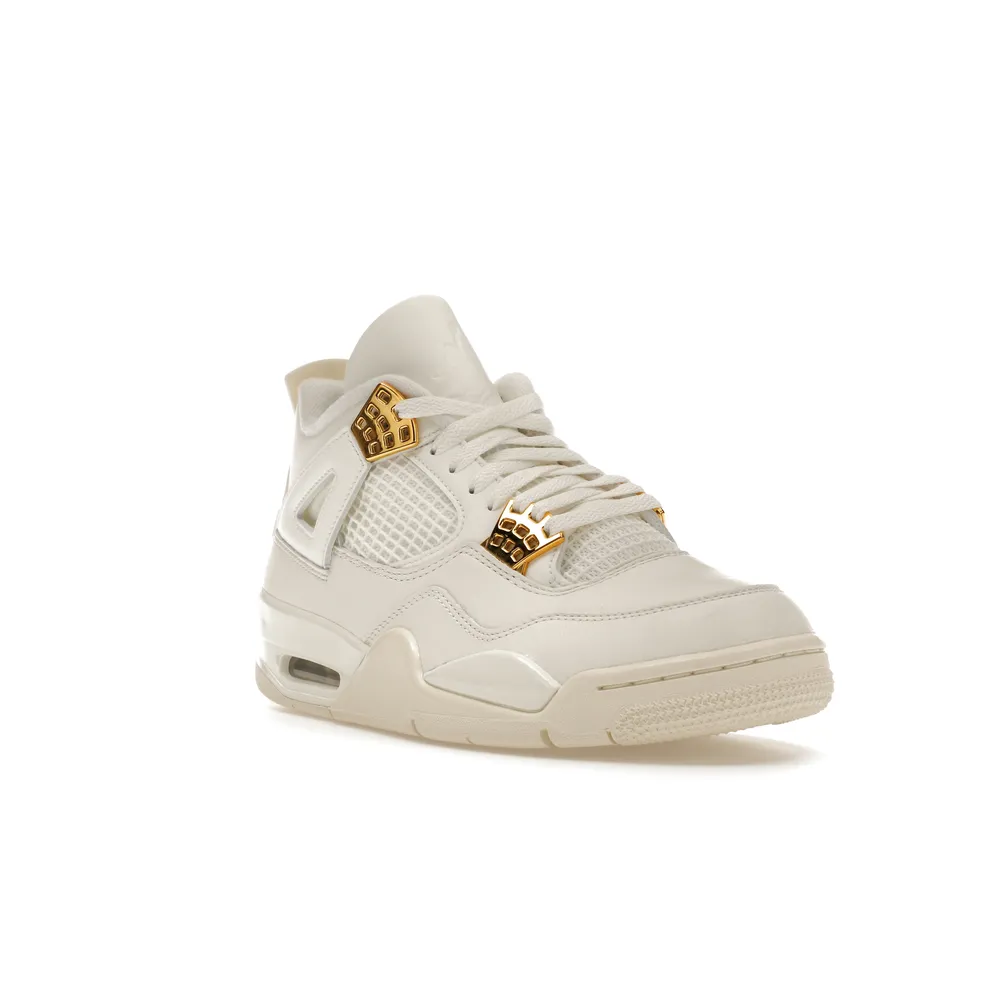 Jordan 4 Retro Metallic Gold (Women's)