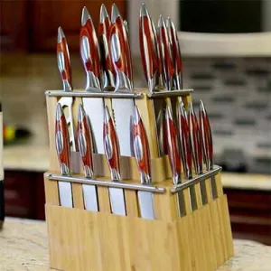 Kitchen Chef Knife Set Twenty Piece by Flint and Flame AVAILABLE NOW