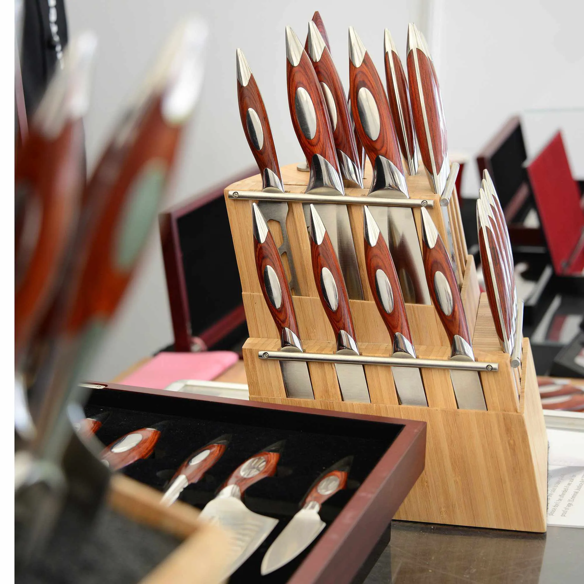 Kitchen Chef Knife Set Twenty Piece by Flint and Flame AVAILABLE NOW