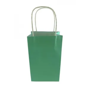 Pastel Mint Paper Party Bag 21.5cm x 13cm x 8cm 5pk