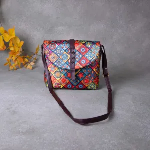 Regular Slings Multi Colour with Small Square Prints Design