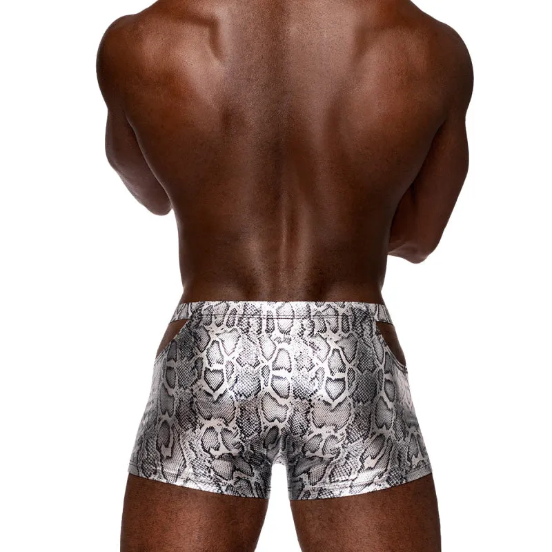 s'naked Pouch Short - Medium - Silver/black