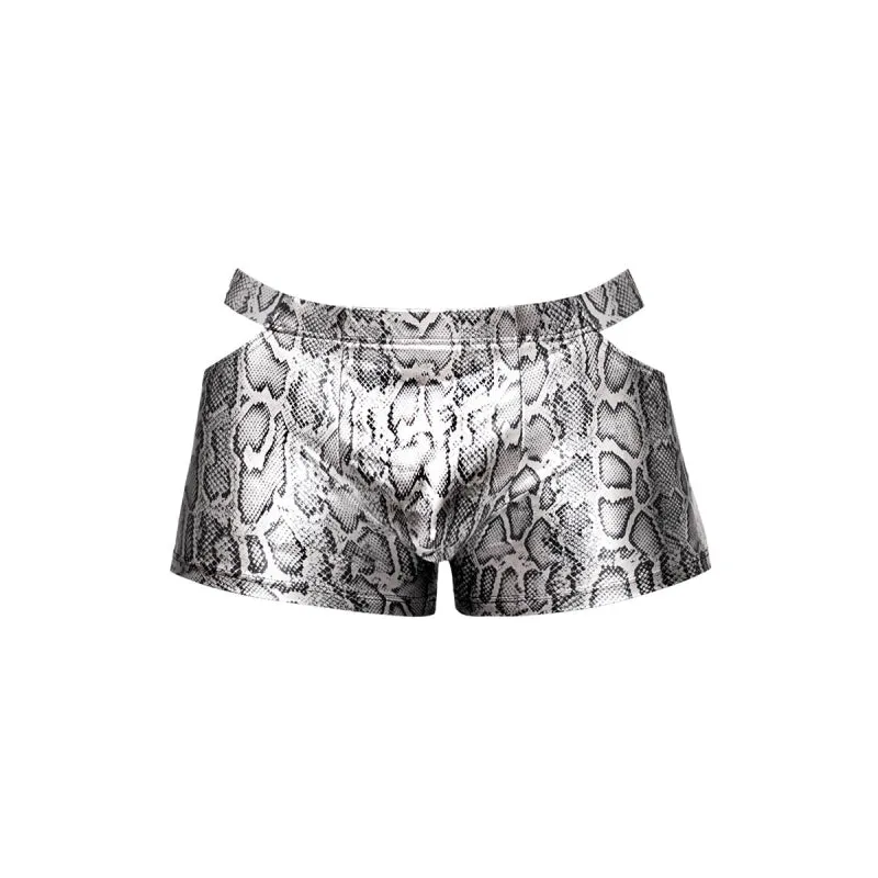 s'naked Pouch Short - Small - Silver/black