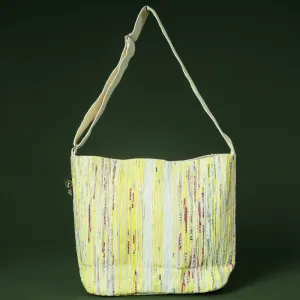 Yellow - Upcycled Weave Handmade Sling Bag